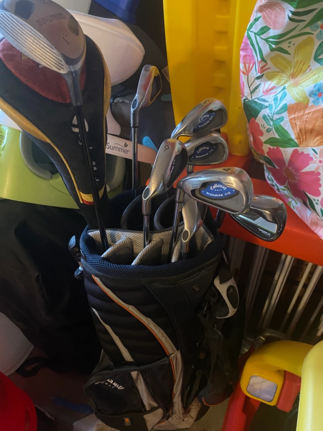 Callaway Golf Steelhead X10 Irons and Bag