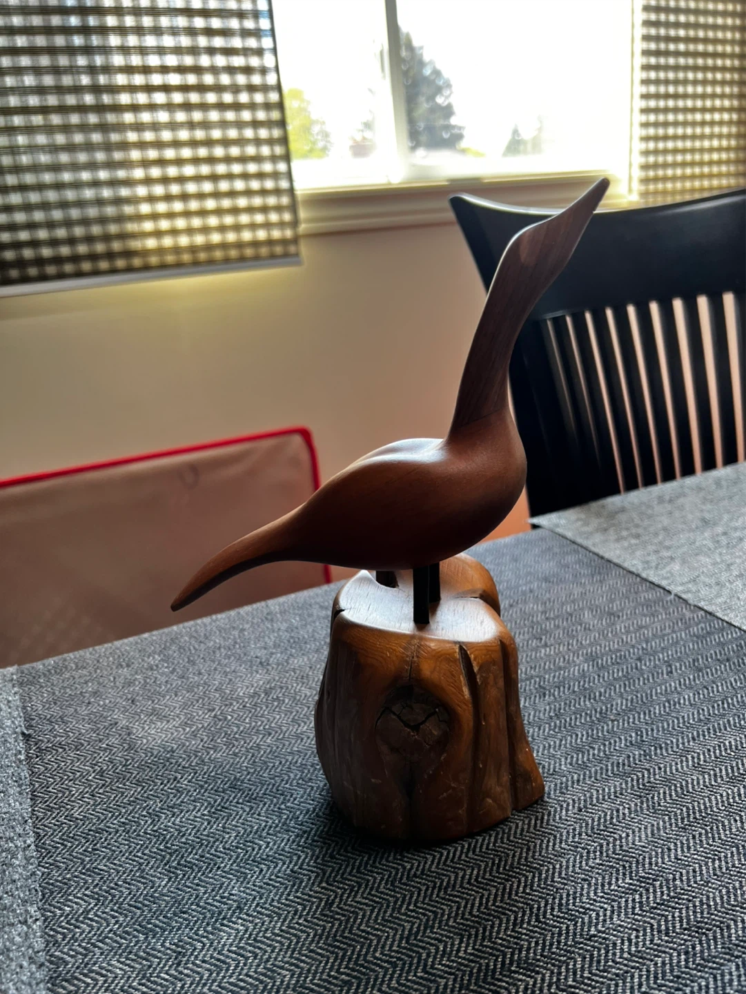 Vintage Wooden Goose Figurine - photo 3