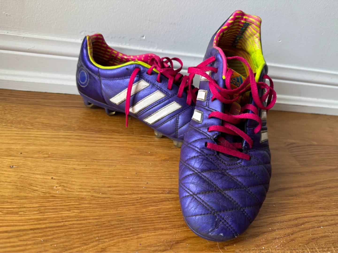 Adidas Soccer Cleats Purple/Pink Men's Size 10
