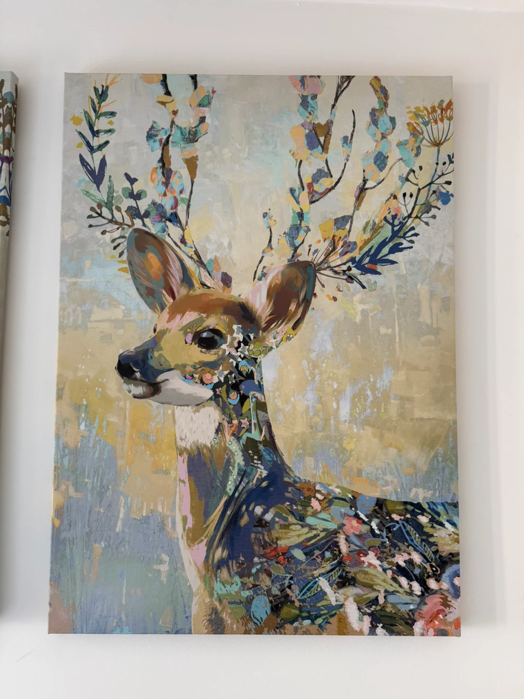 Set of 2 Deer Wall Art Canvases - photo 2