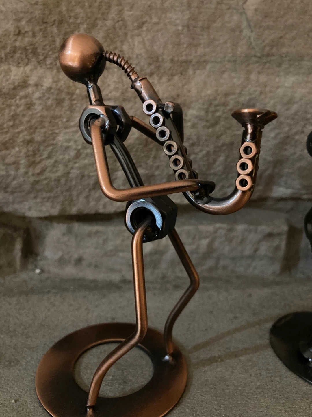 Set of 3 Figurines - Saxophone players - photo 2