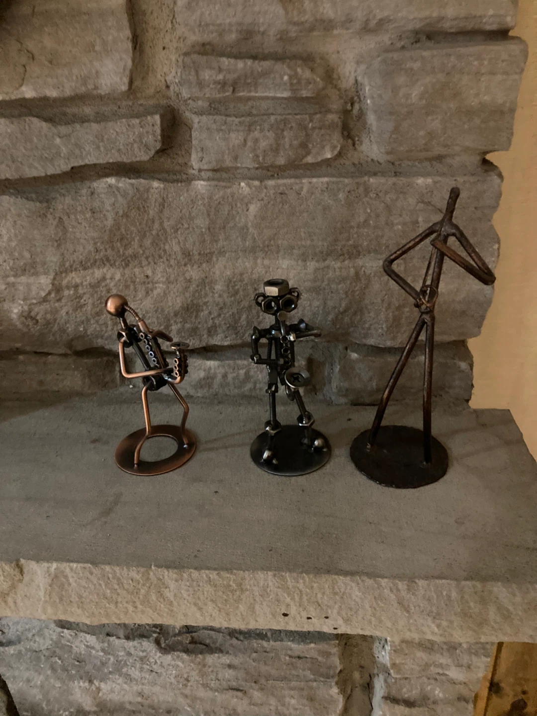 Set of 3 Figurines - Saxophone players - photo 4