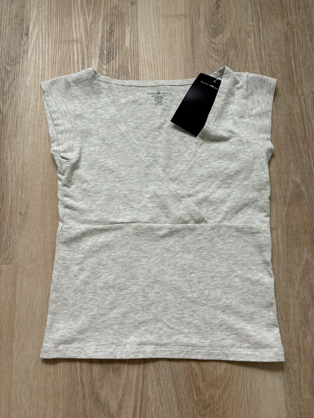 Brand New Brandy Melville Grey Amara Top ♡