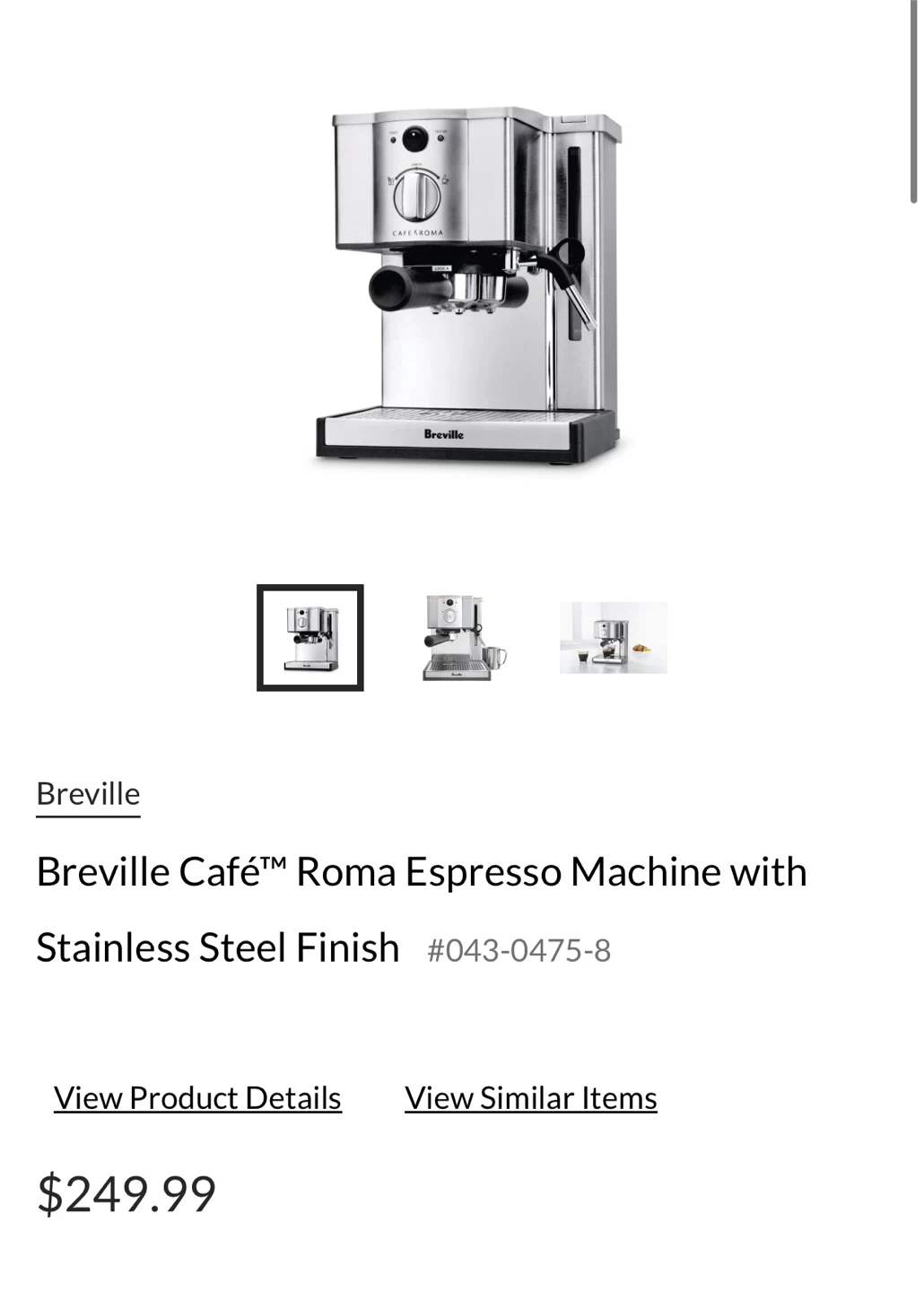 Breville Espresso Machine - photo 2