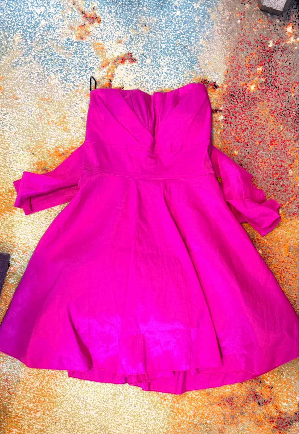 Pink Strapless Dress Size S/M - photo 2