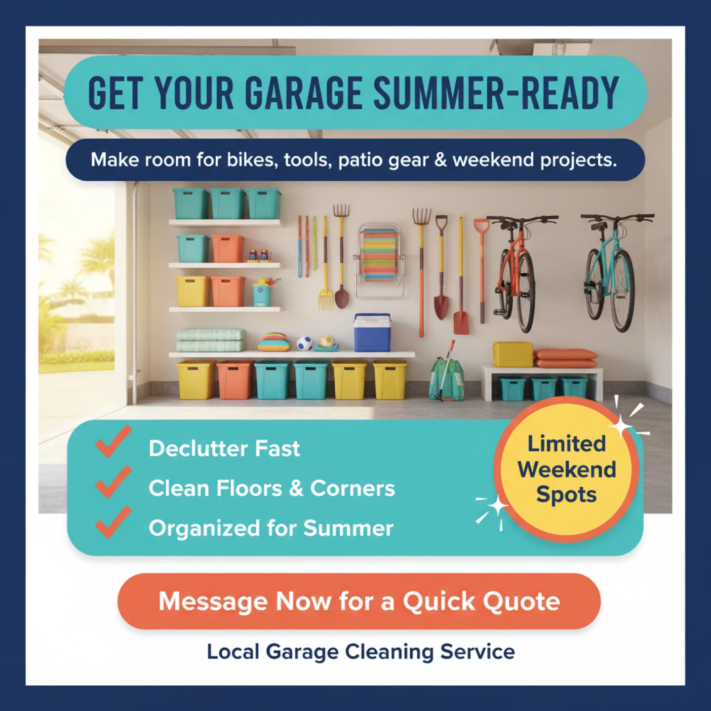 Garage Cleaning Service — Fast, Affordable!