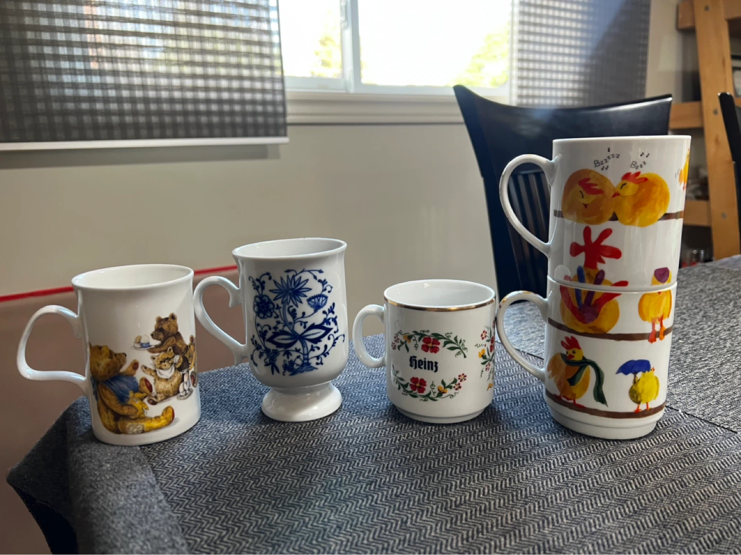 5 Mugs & 1 Glass