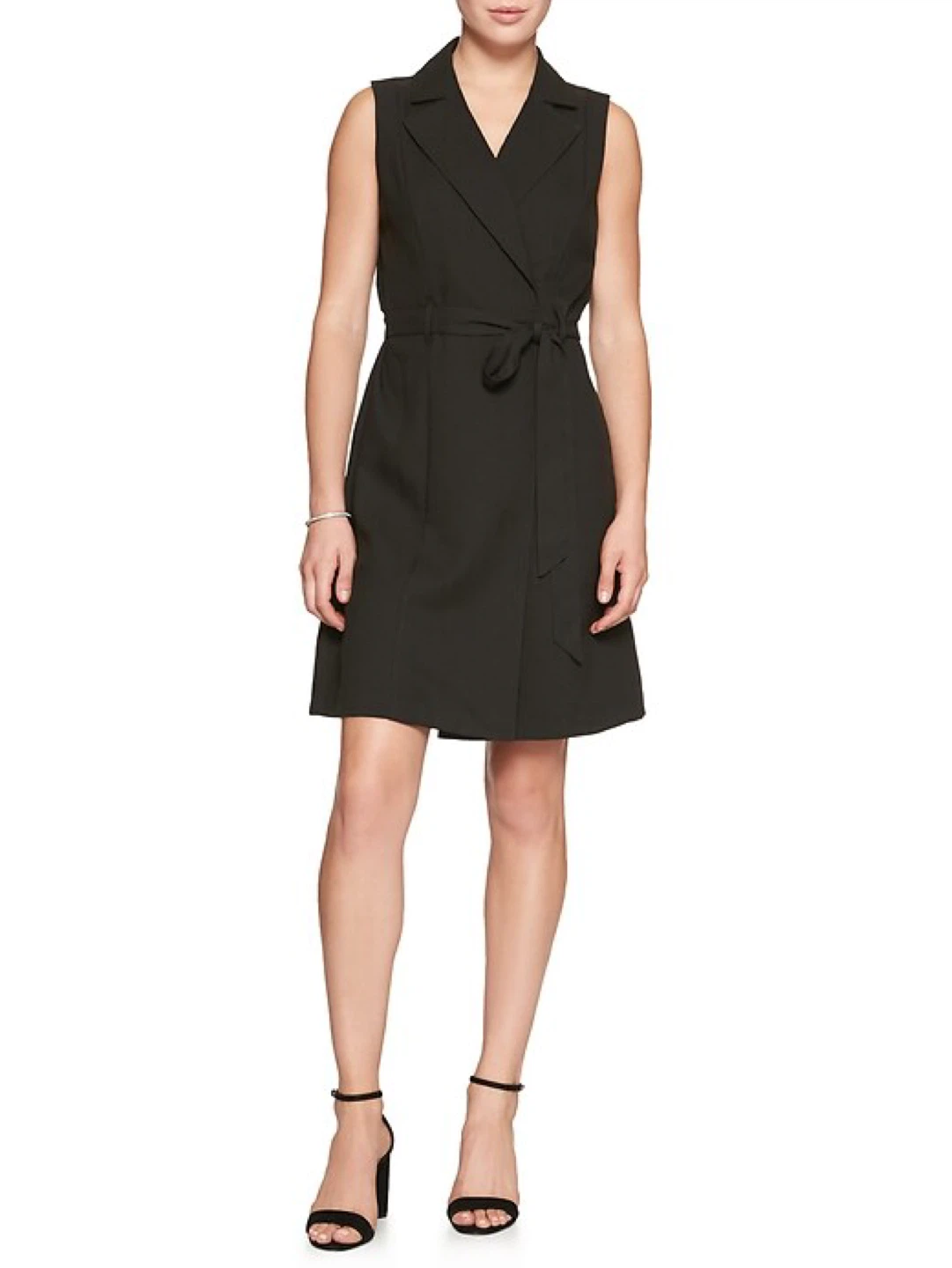 Banana Republic Sleeveless Wrap Dress (Petites Collection)