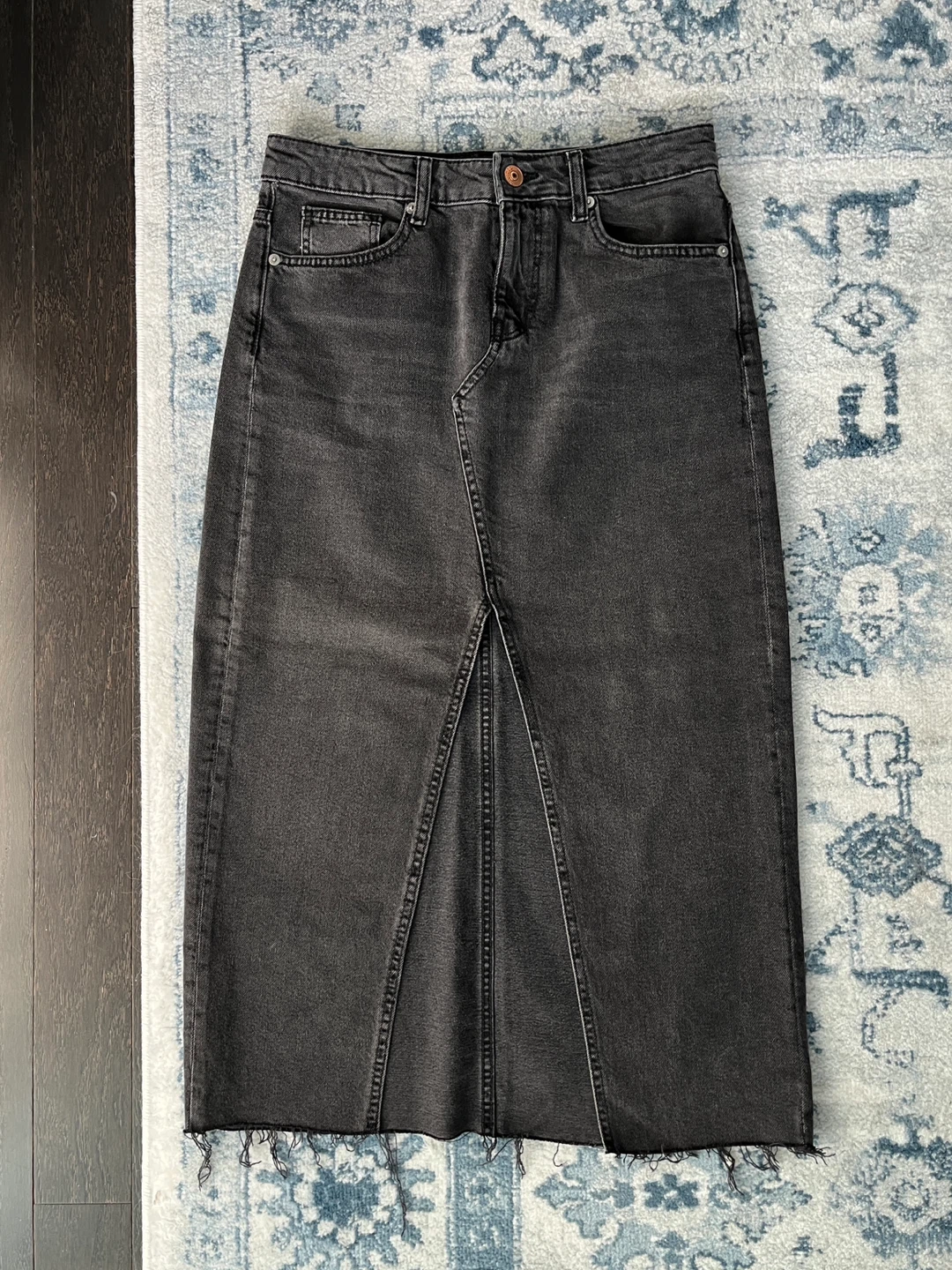 H&M Midi Denim Skirt