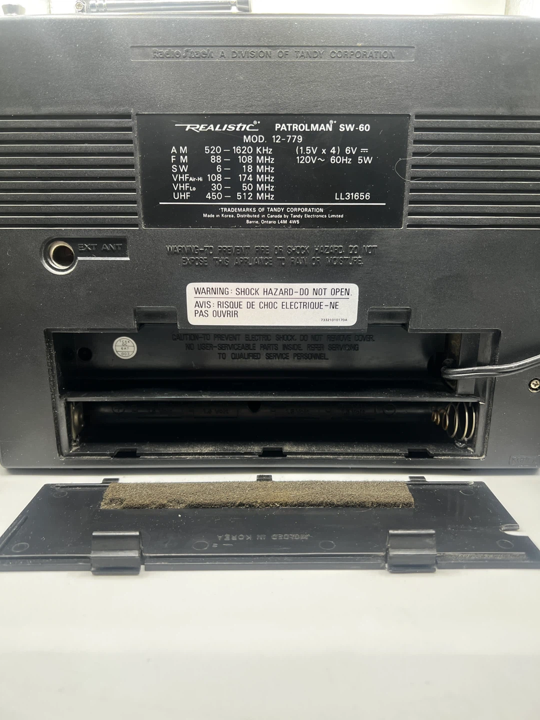 Realistic Patrolman SW-60 Model vintage radio - photo 3
