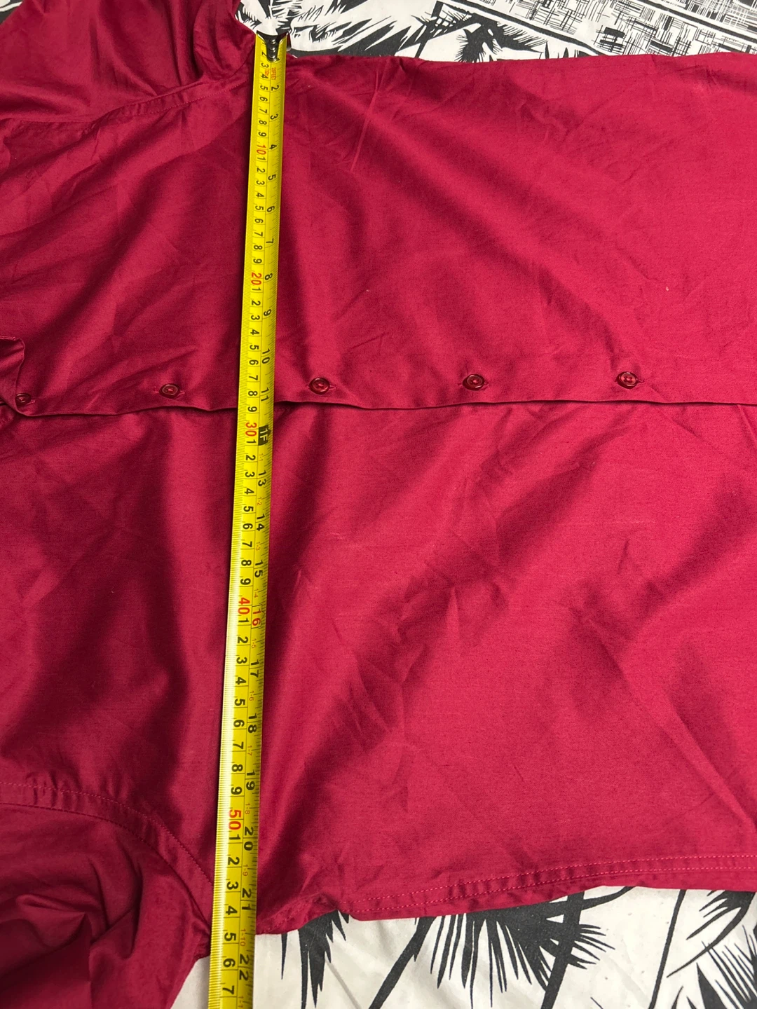 Le Château Red Dress Shirt Size M - photo 5