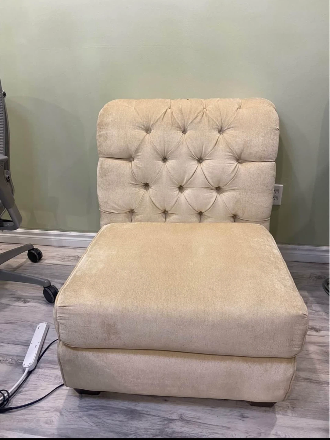 Beige Accent Chair