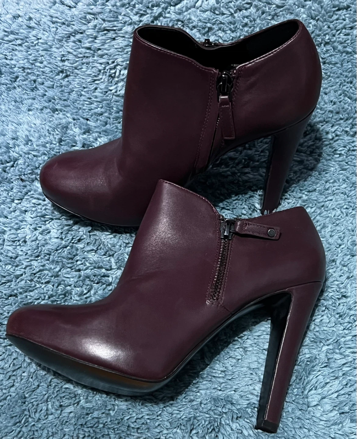 Nine West Burgundy Heeled Booties - photo 4