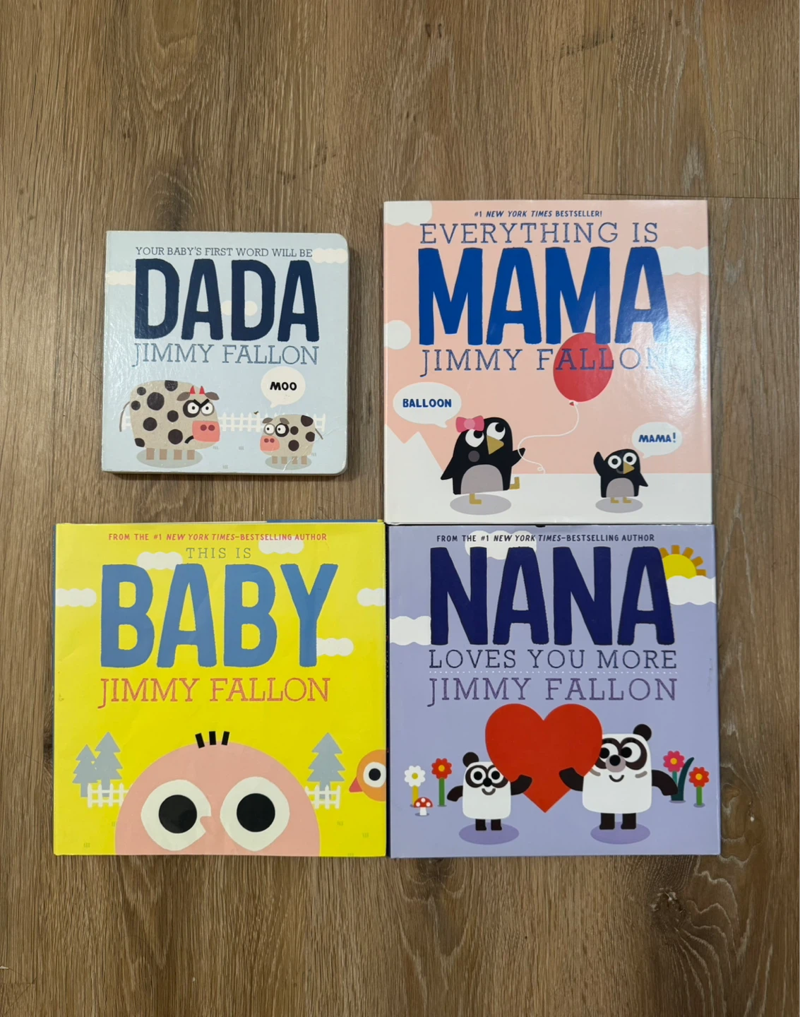 Jimmy Fallon Books for Kids - DADA / MAMA / BABY / NANA
