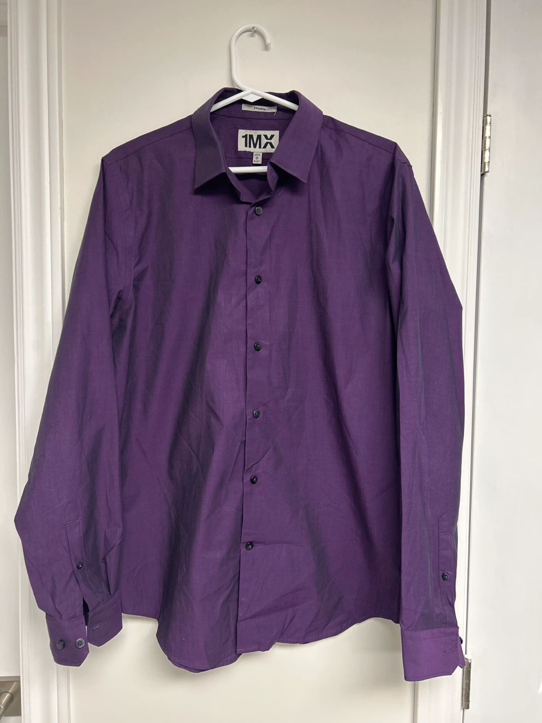 1MX Purple Fitted Dress Shirt - photo 3