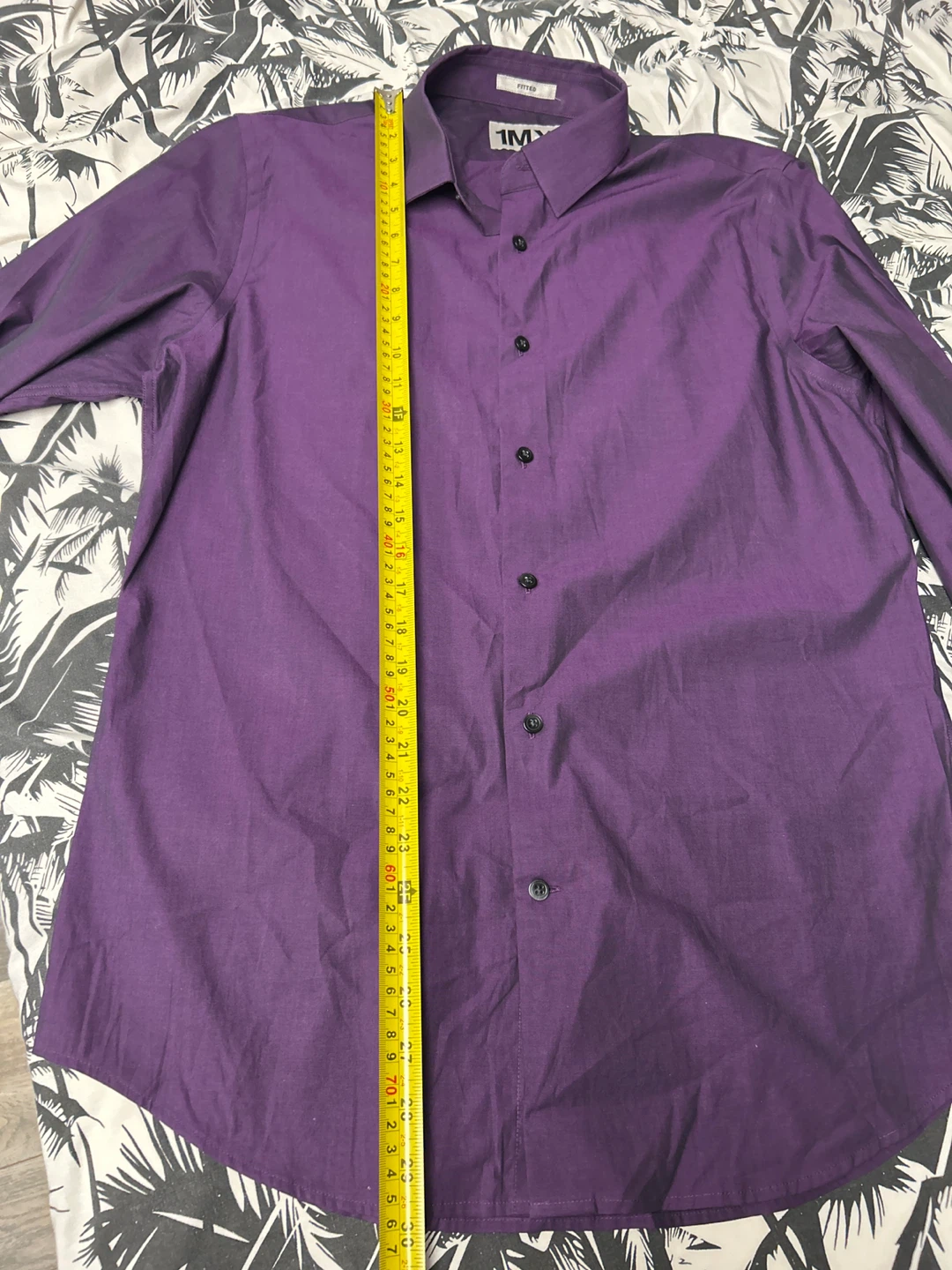 1MX Purple Fitted Dress Shirt - photo 4