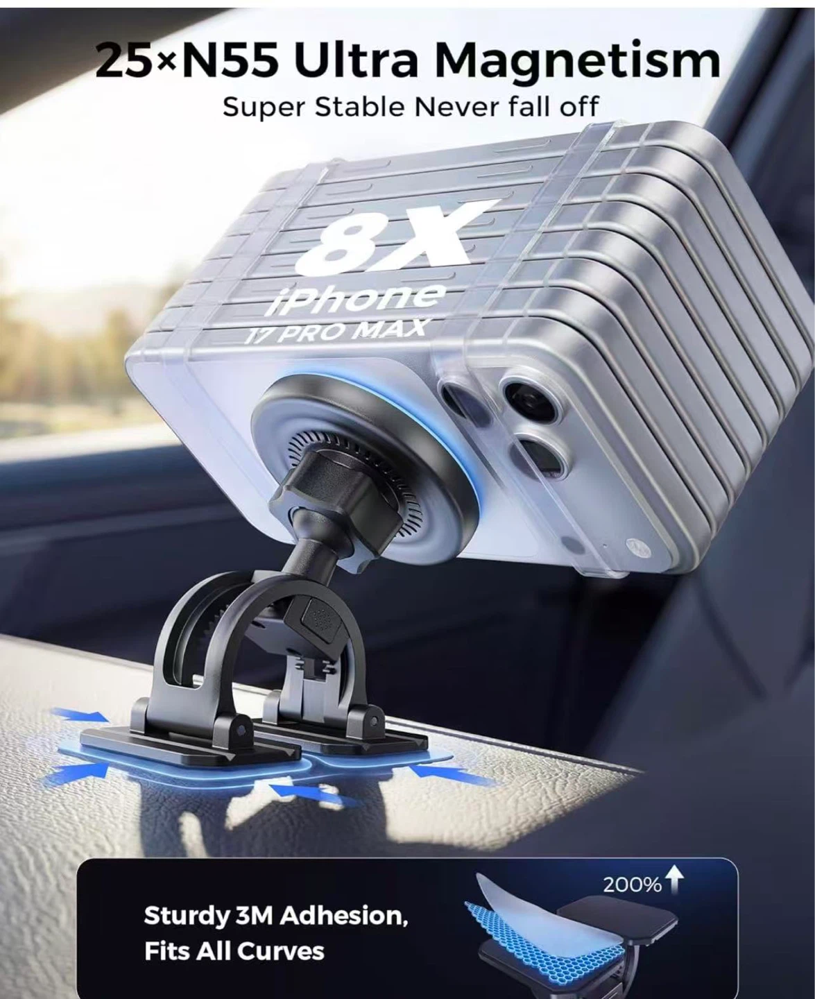 2-in-1 MagSafe Car Mount Charger - photo 5