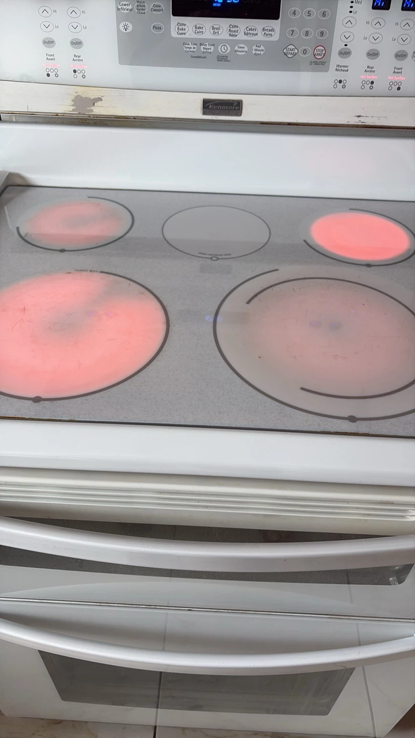 Kenmore Electric Coil Stove Top
