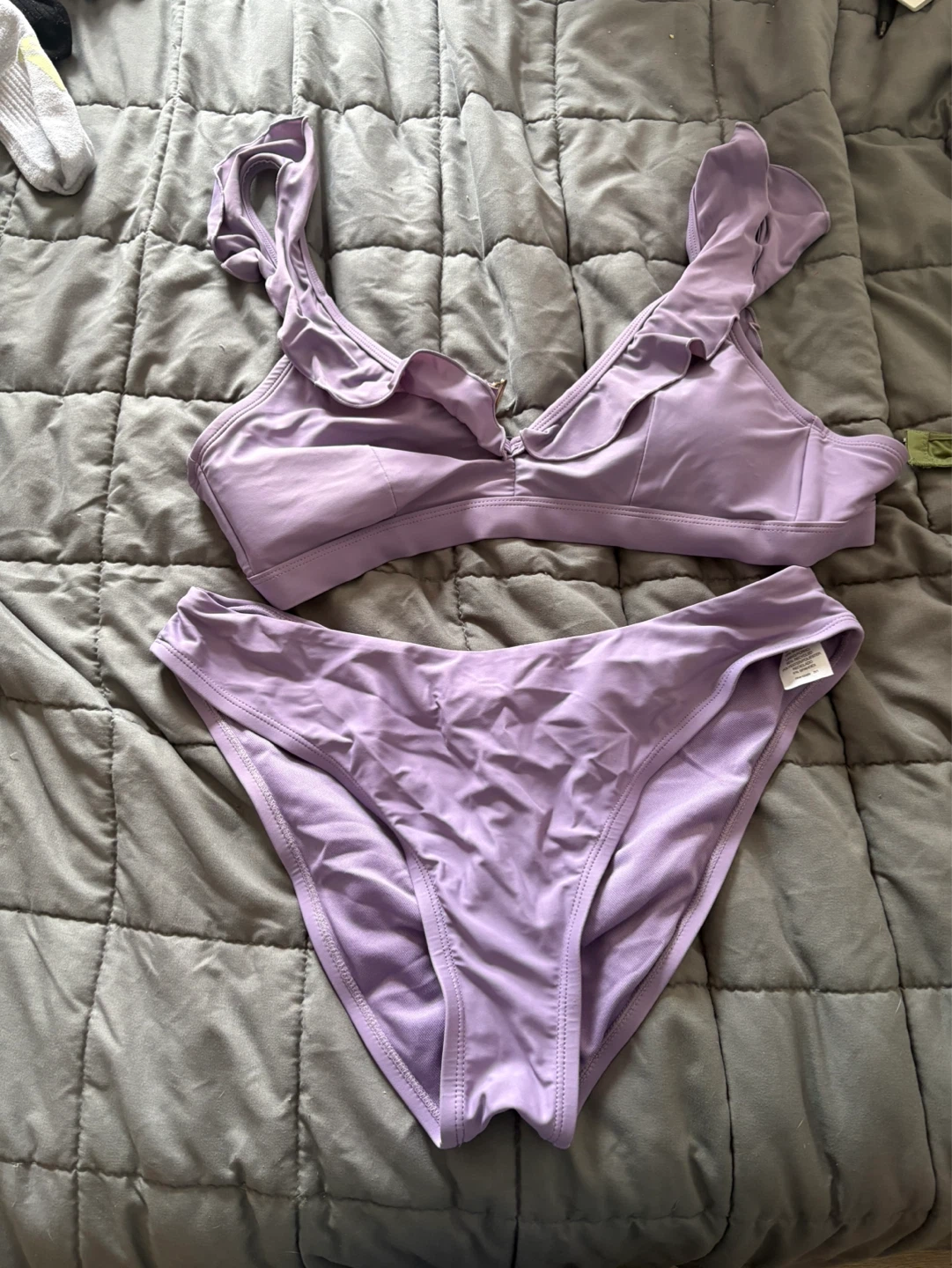 Lavender Ruffle Bikini