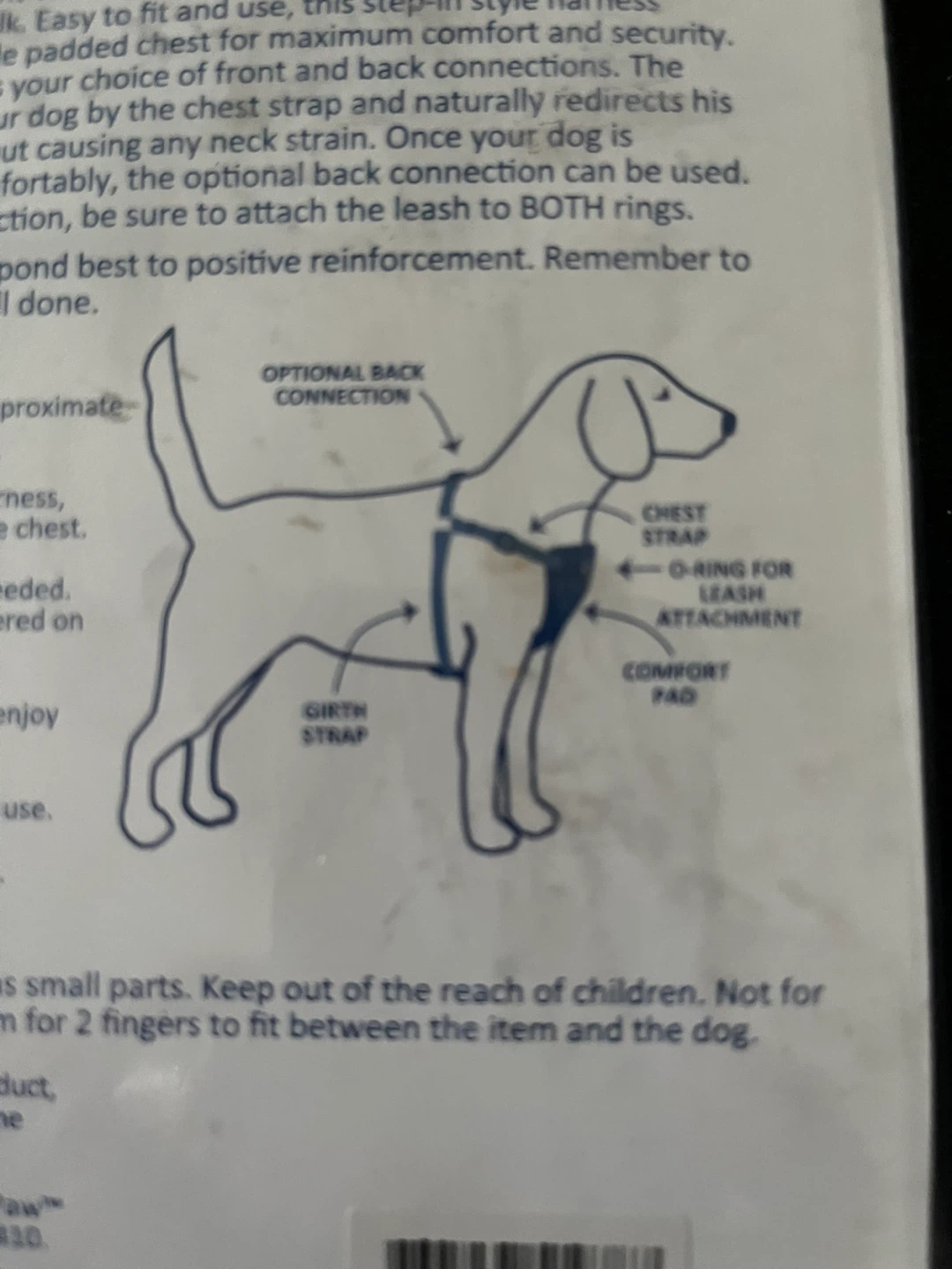 Top Paw Large Padded-Front Walking Harness - Large - photo 4