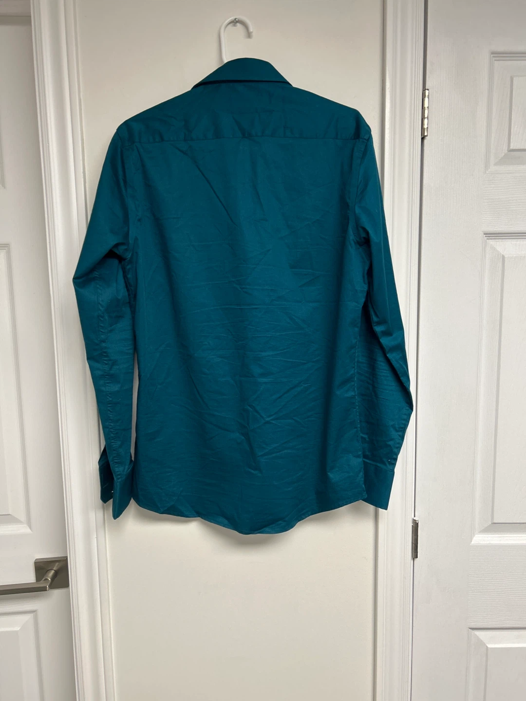 Le Château Teal Button-Up Shirt - Size M - photo 3