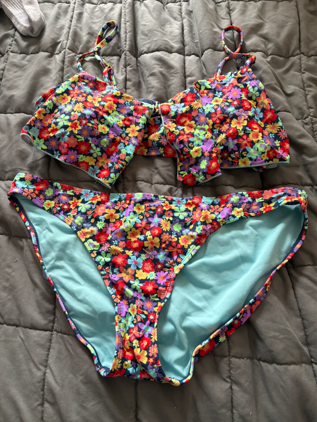 Floral Print Bikini Set