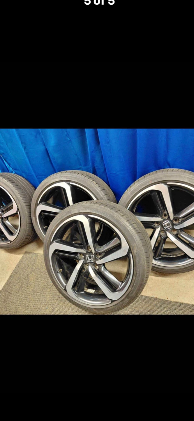 Set of 4 Honda Accord Wheels and Tires