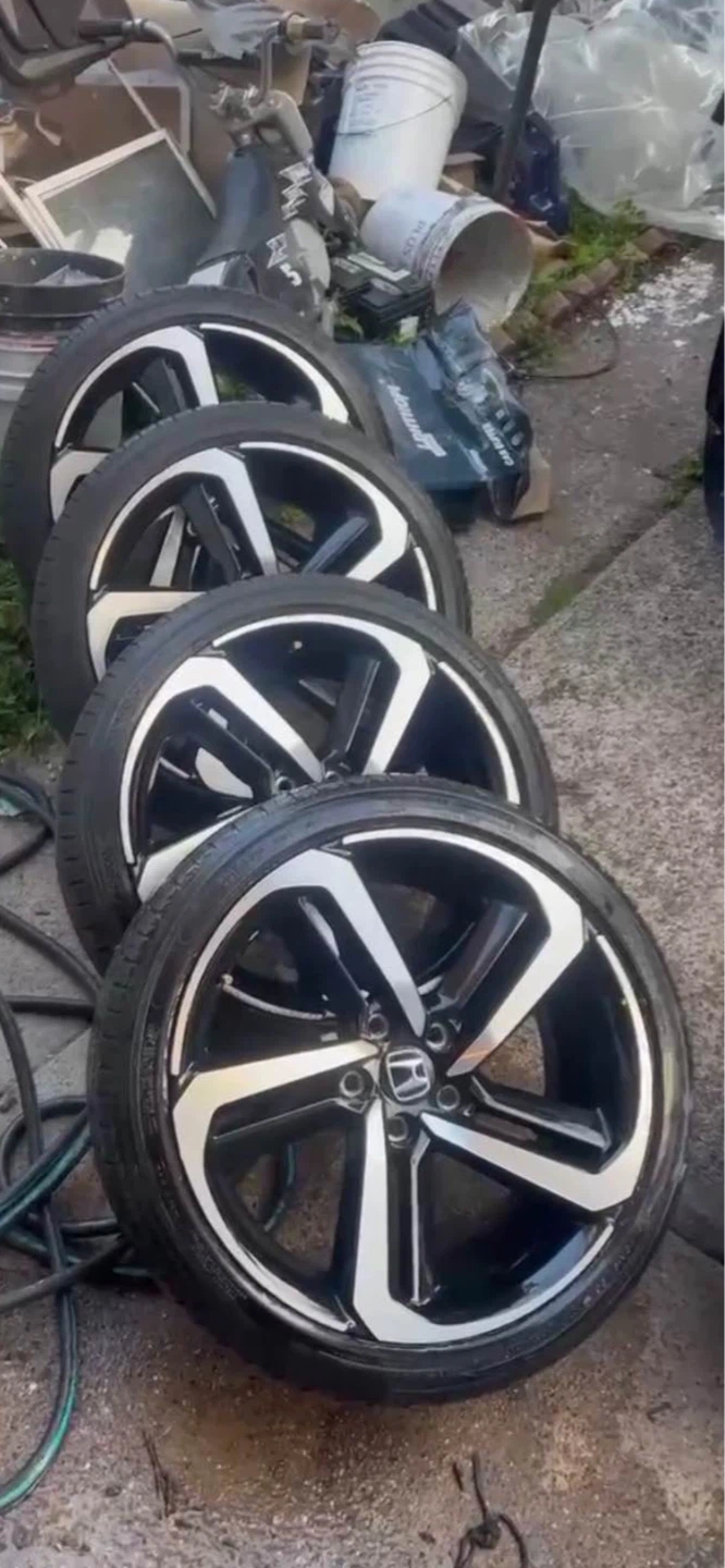 Set of 4 Honda Accord Wheels and Tires - photo 3