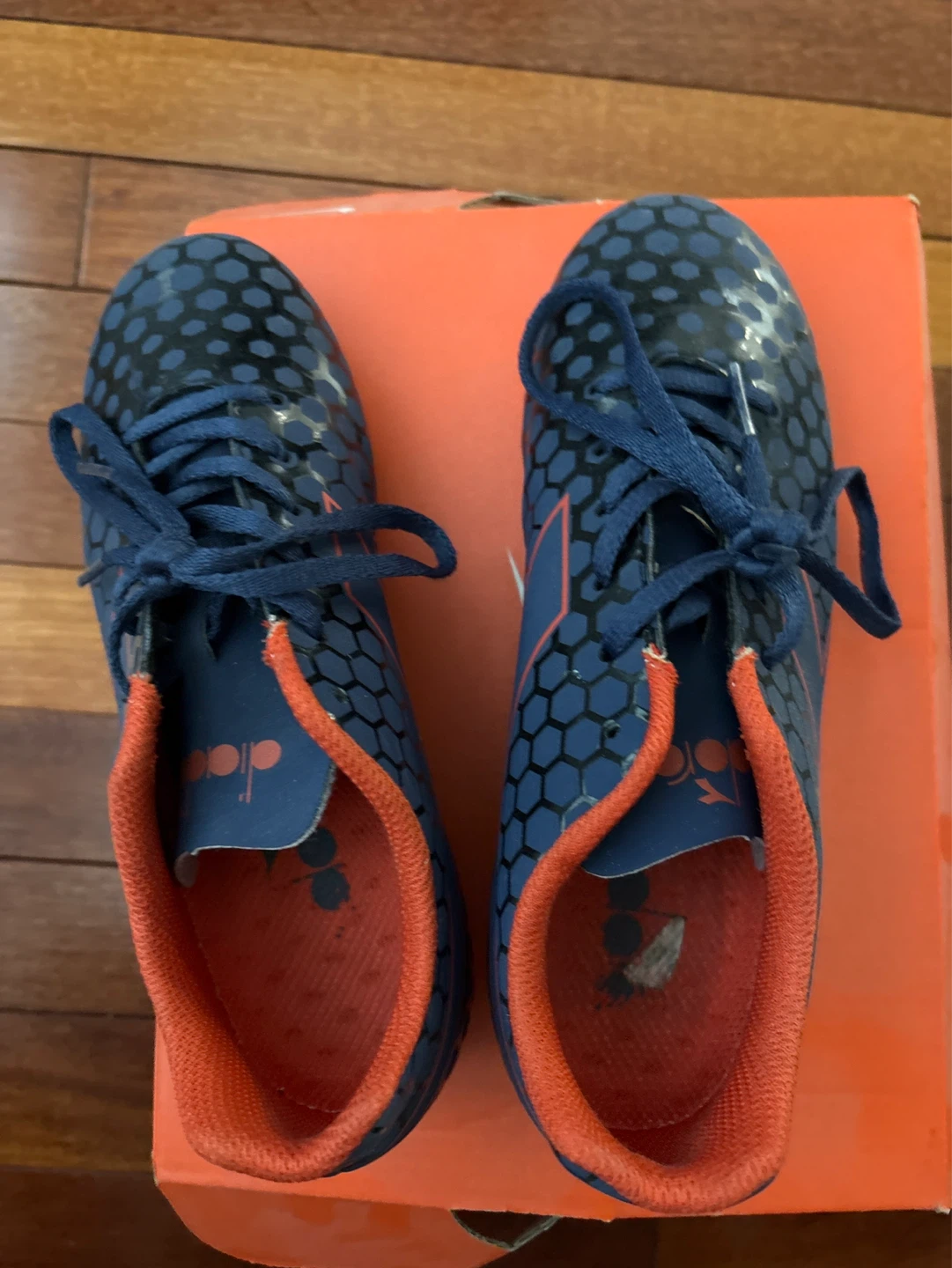 Diadora Soccer Cleats - Blue/Orange - photo 2