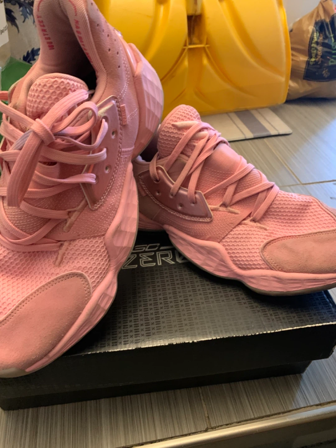 Adidas Harden Vol. 4 Pink Basketball Shoes - photo 2