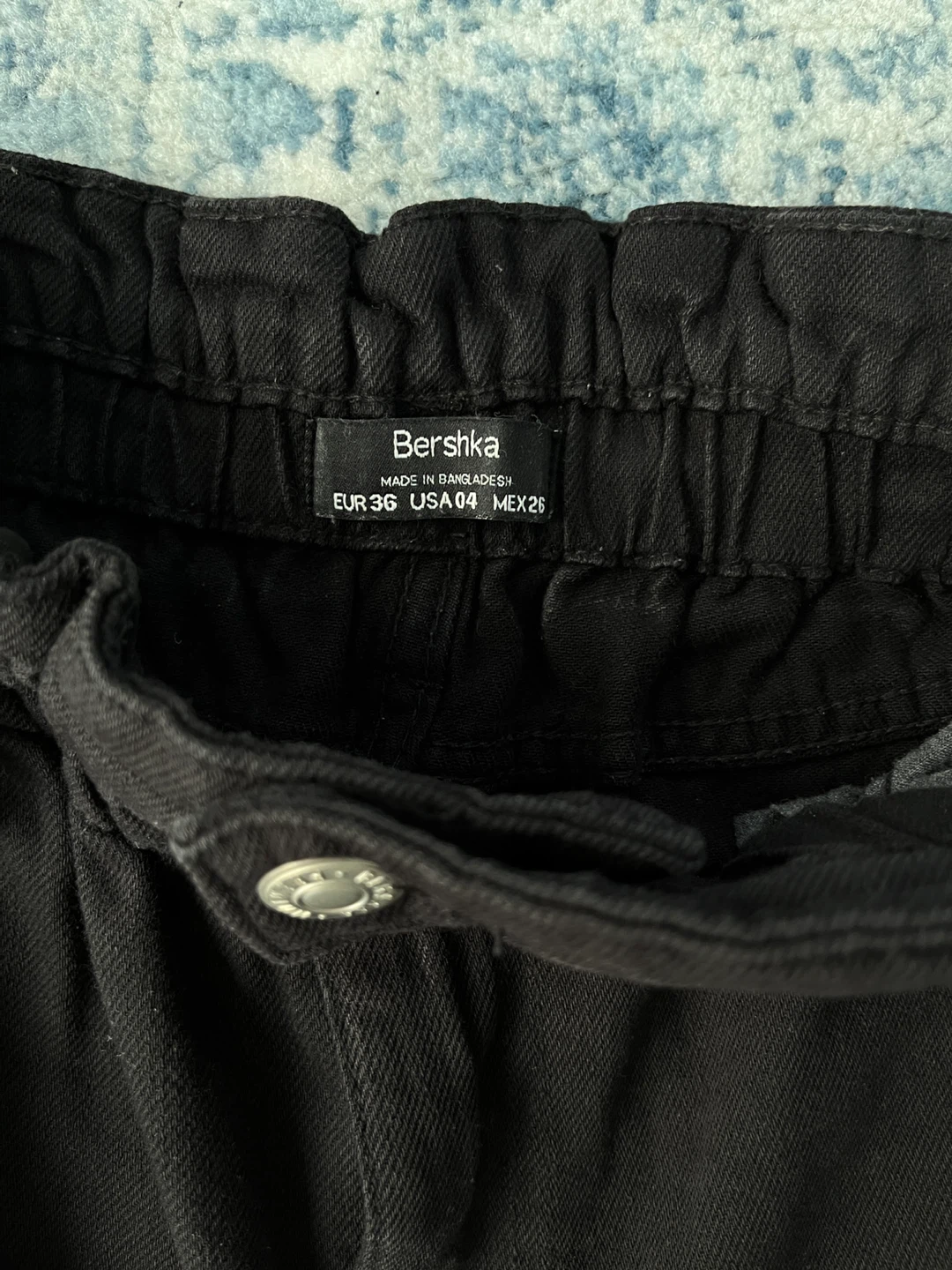 Bershka High Waist Denim Mini Shorts - photo 4