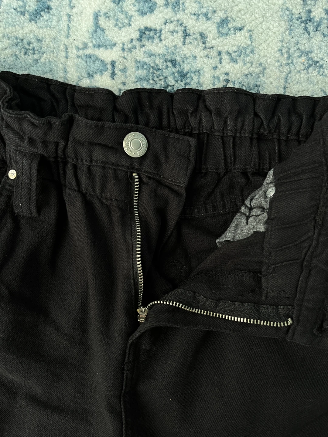 Bershka High Waist Denim Mini Shorts - photo 3