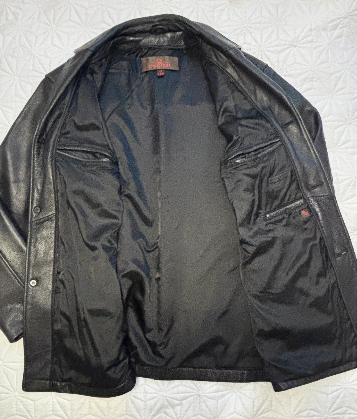 Leather Jacket Men's Large DANIER - photo 4