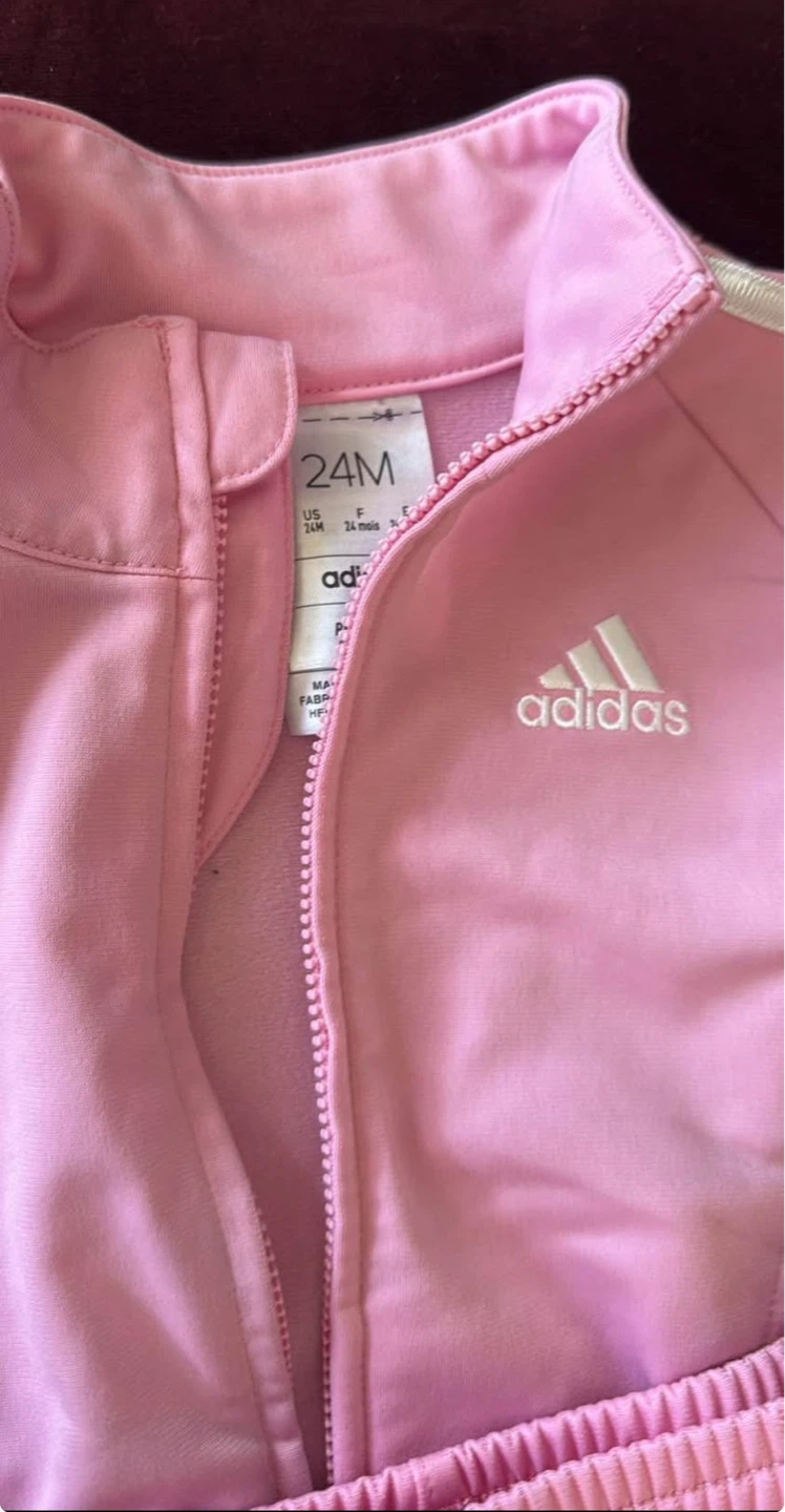 Adidas Pink Tracksuit Set - 24M - photo 2