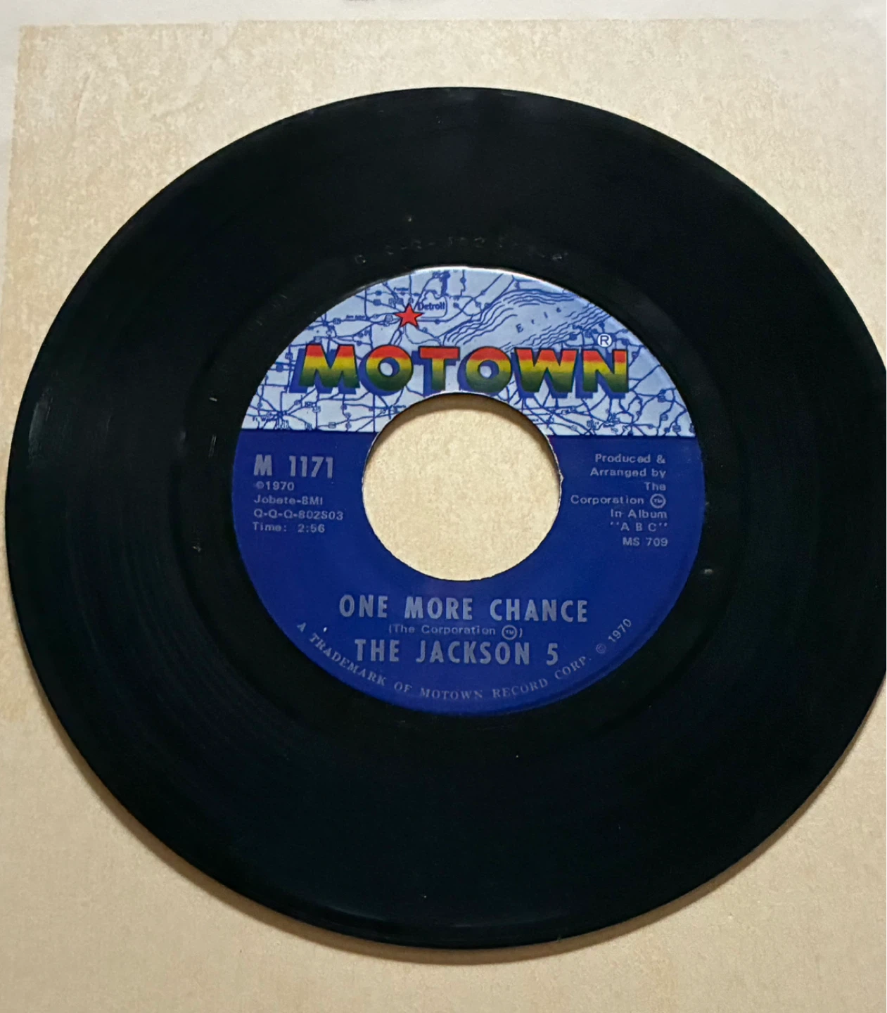 The Jackson 5 – I'll Be There 45 vinyl record 1970 vintage - photo 3
