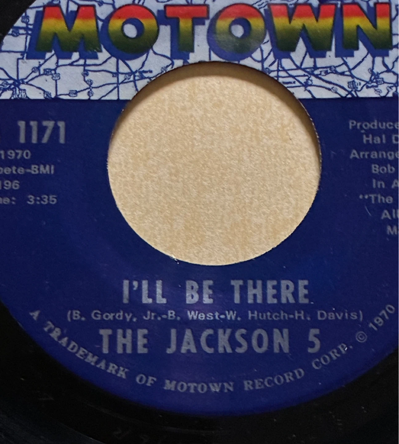 The Jackson 5 – I'll Be There 45 vinyl record 1970 vintage
