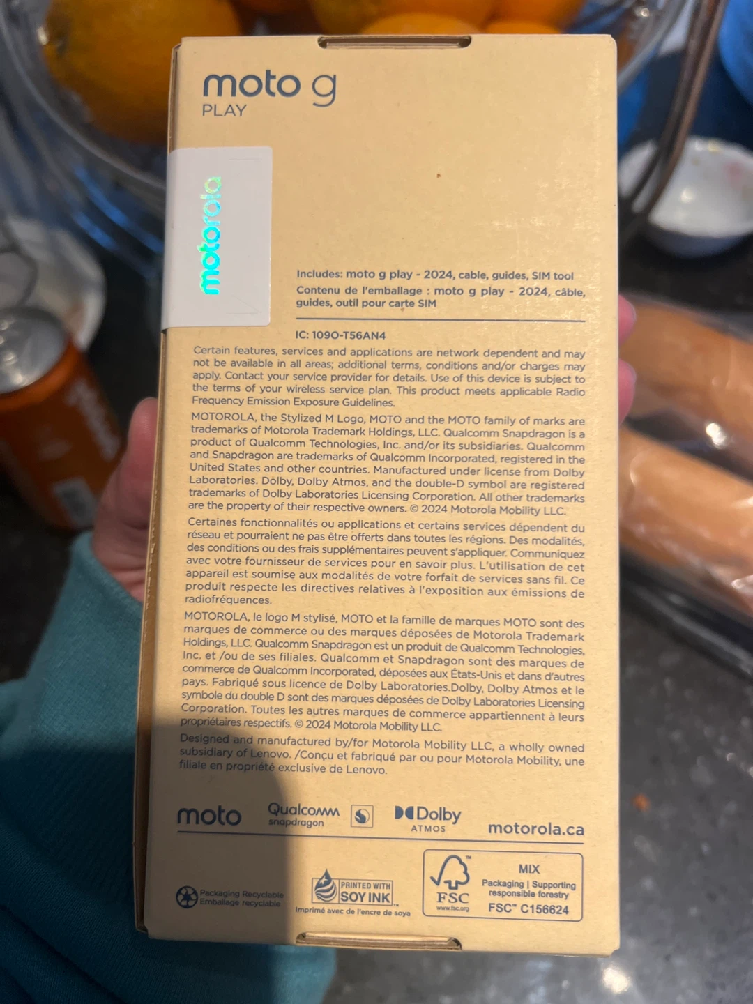 Motorola Moto G Play 2024 Smartphone - photo 2