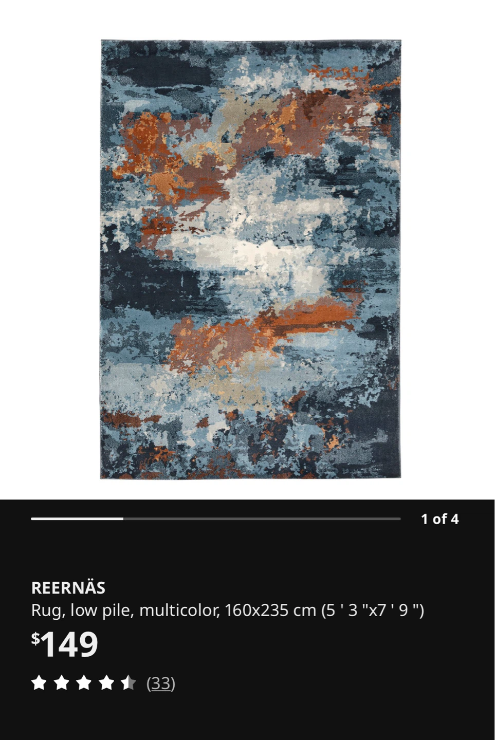 IKEA SOFA + RUG - photo 5