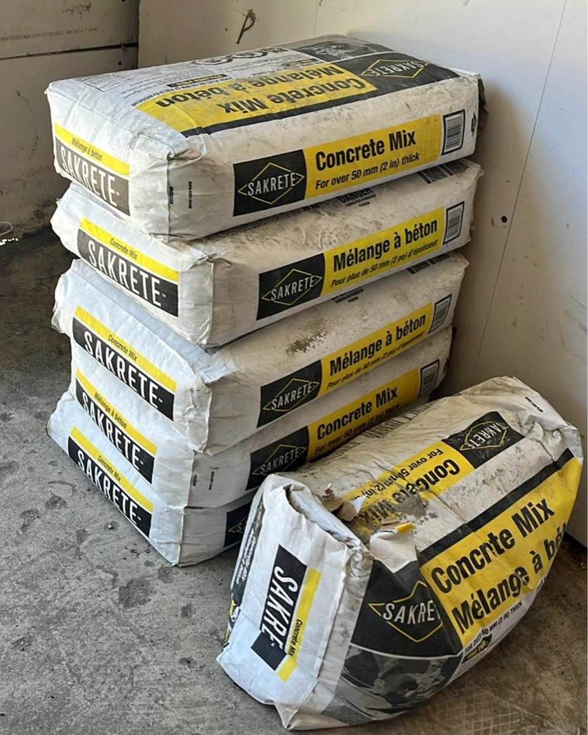 Sakrete Concrete Mix Bags(6 bags)