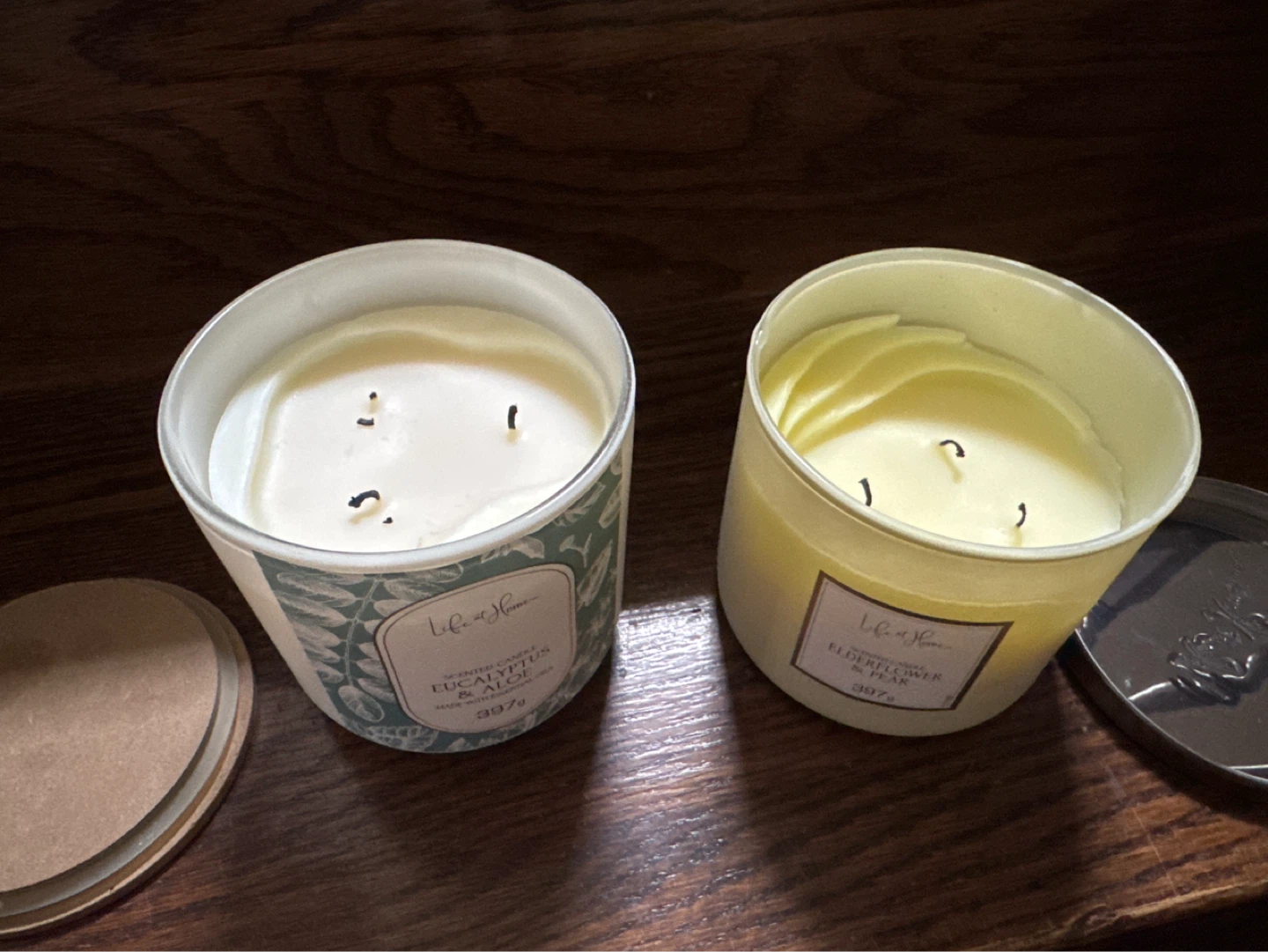 Scented Candles - Eucalyptus & Aloe and Elderflower & Pear - photo 2