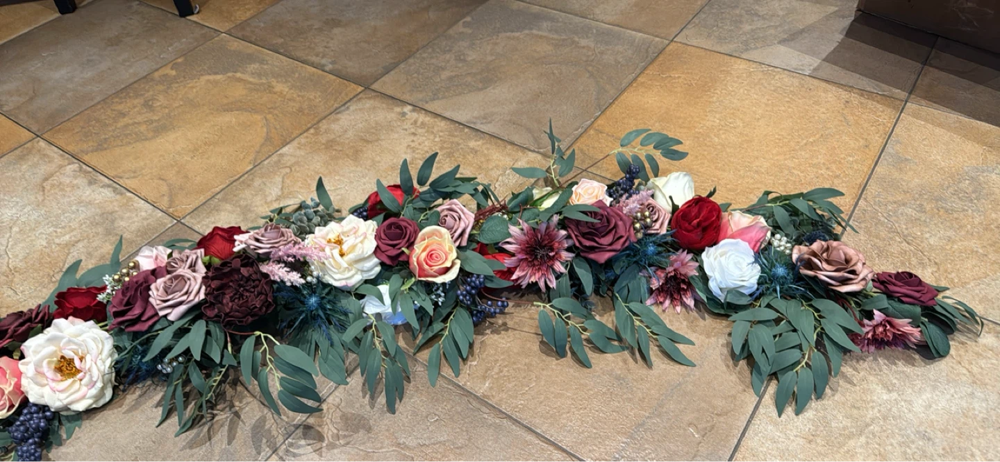 Artificial Flower Garland Arrangement