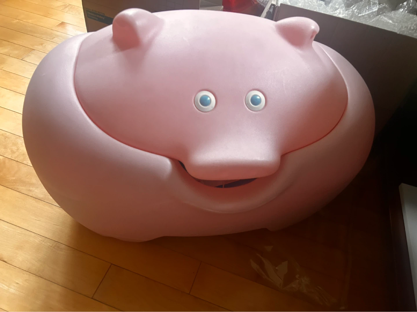 Pink Pig Piggy Storage Bin