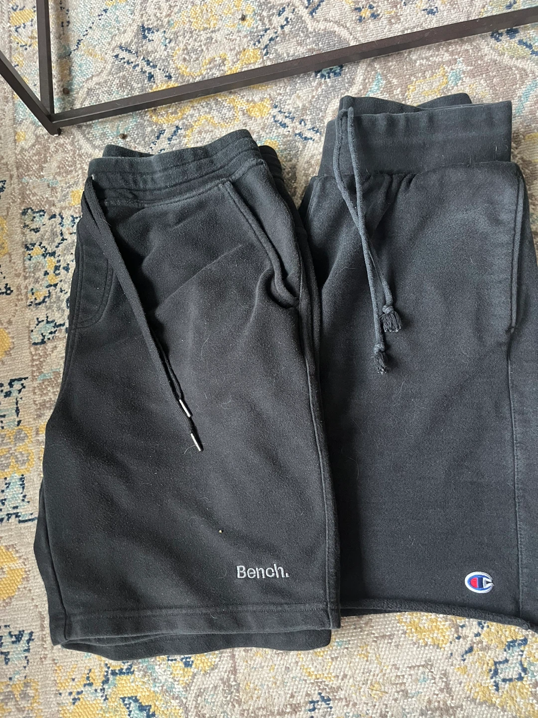 Bench. and Champion Black Sweat Shorts Size Medium - photo 4