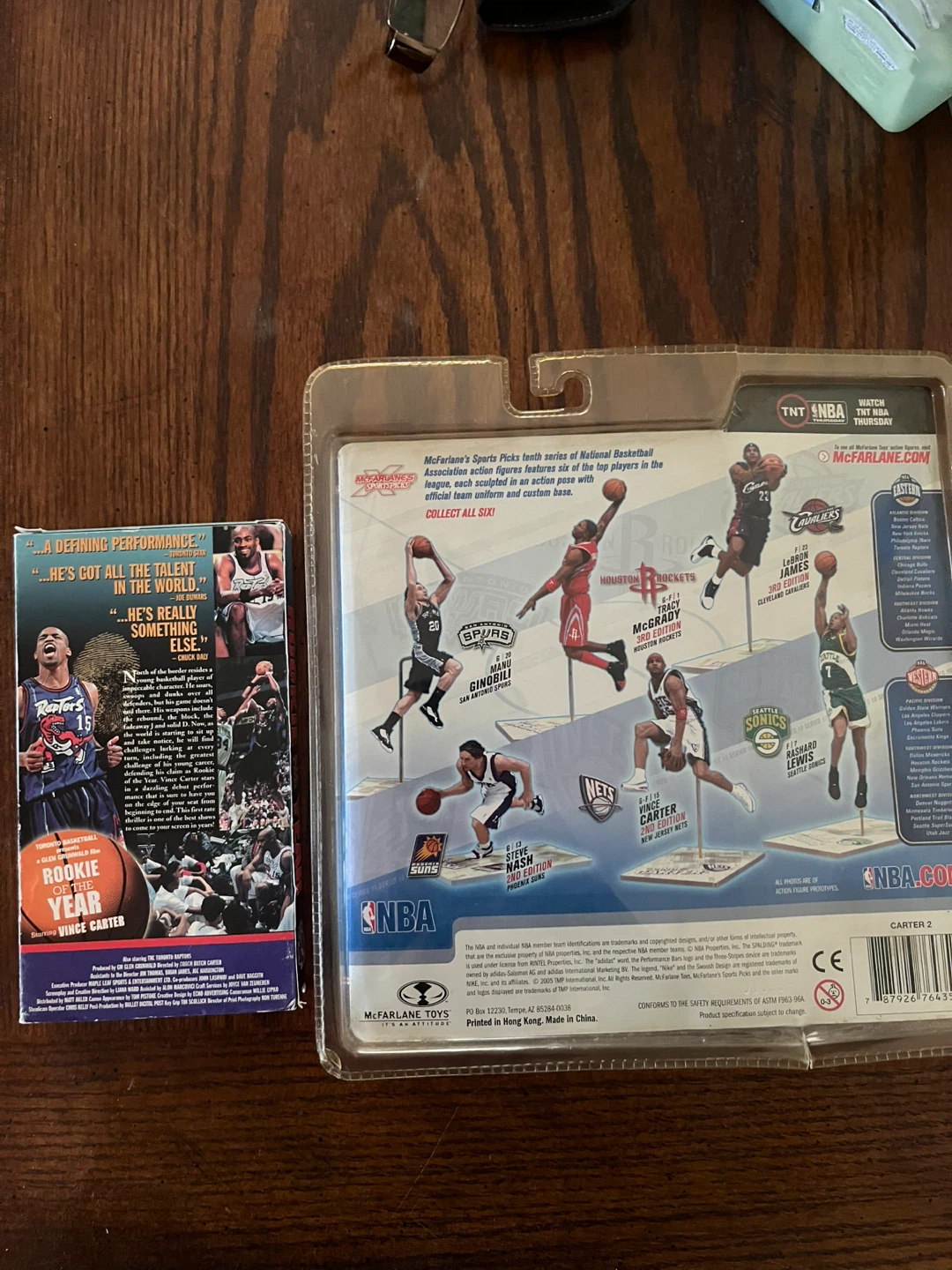 Vince Carter VHS & McFarlane NBA Action Figure - photo 2