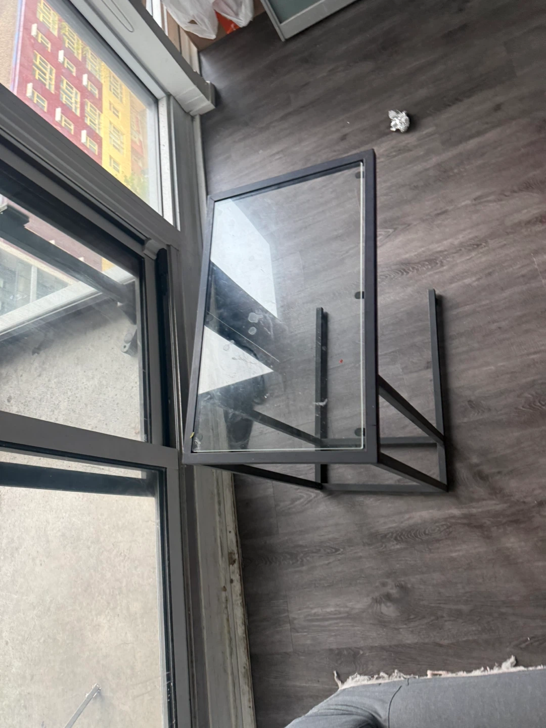 Glass Top C-Table Side Table - photo 5