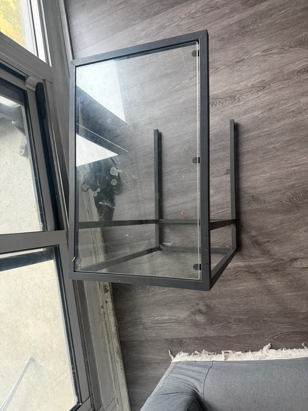 Glass Top C-Table Side Table - photo 4