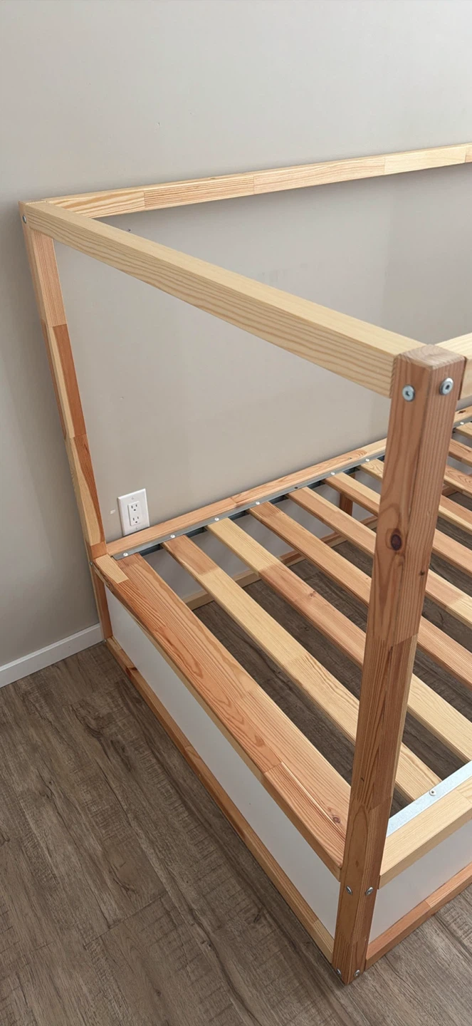 IKEA KURA Reversible Bed - Twin, White/Pine - photo 4