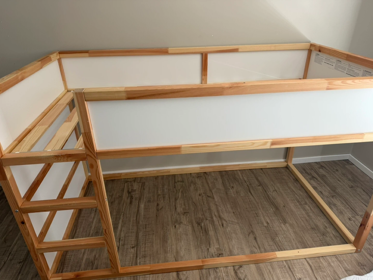 IKEA KURA Reversible Bed - Twin, White/Pine - photo 2