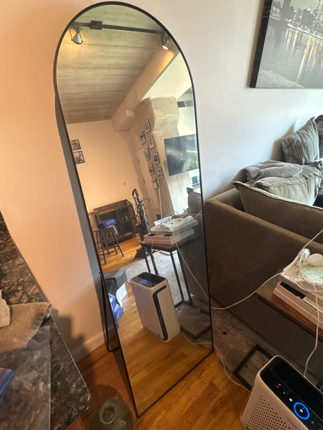 Arched Floor Mirror