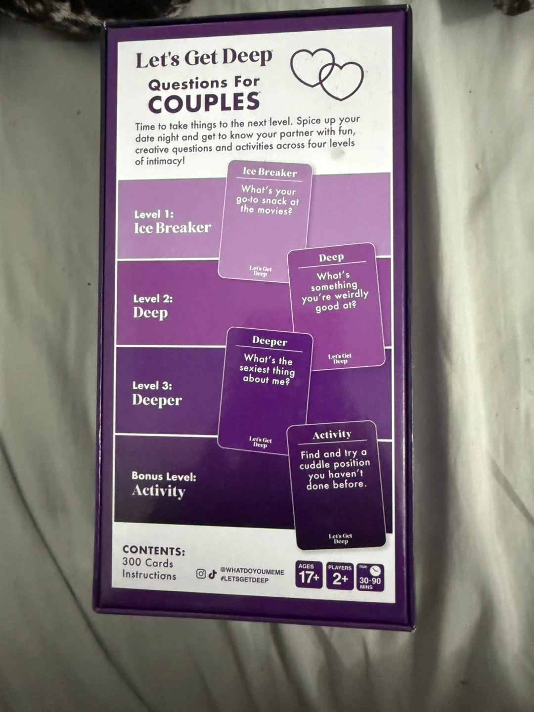 Let's Get Deep Questions For Couples Card Game - photo 2